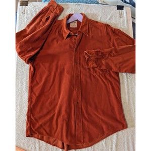 Vintage Hugo Boss Twenty burnt orange corduroy shirt Size L